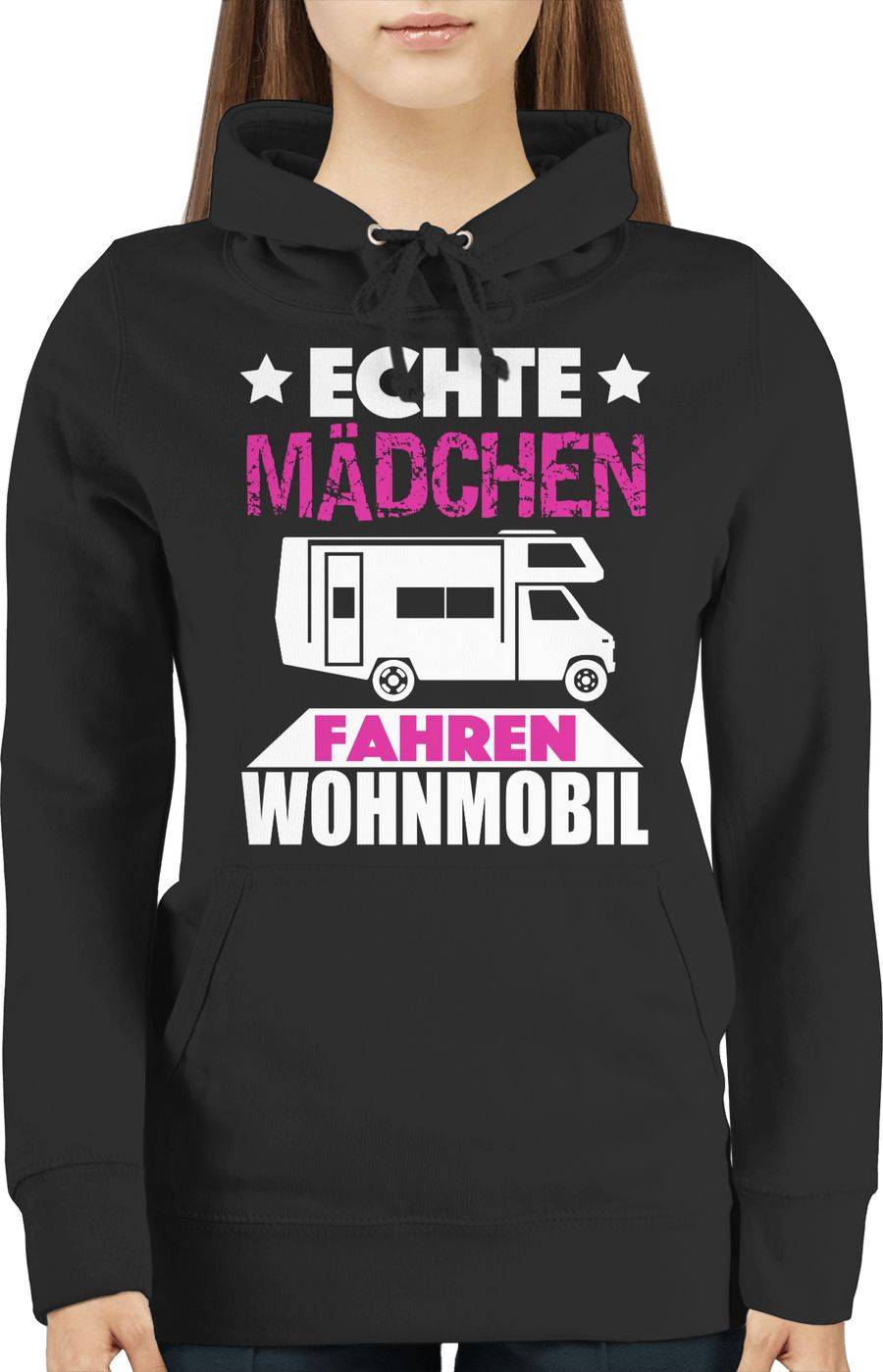 Shirtracer Echte Mädchen Fahren Wohnmobil: Tshirt Rucksack Shirtracer