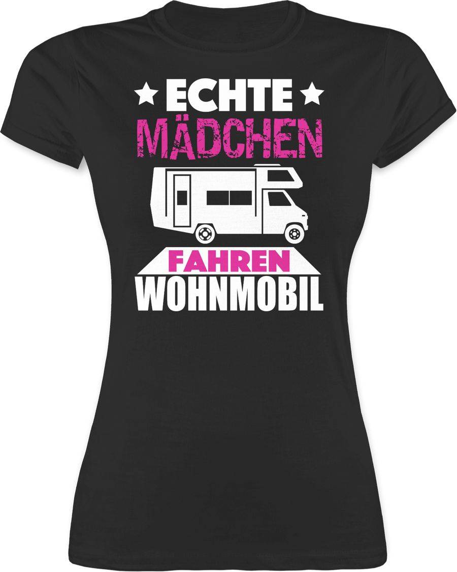 Shirtracer Echte Mädchen fahren Wohnmobil: Tshirt Rucksack Shirtracer