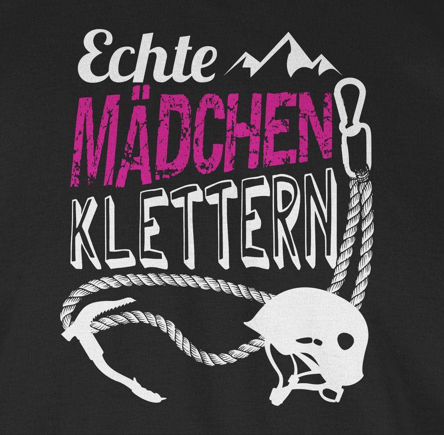 Shirtracer Echte Mädchen Klettern Shirts & Mehr Shirtracer