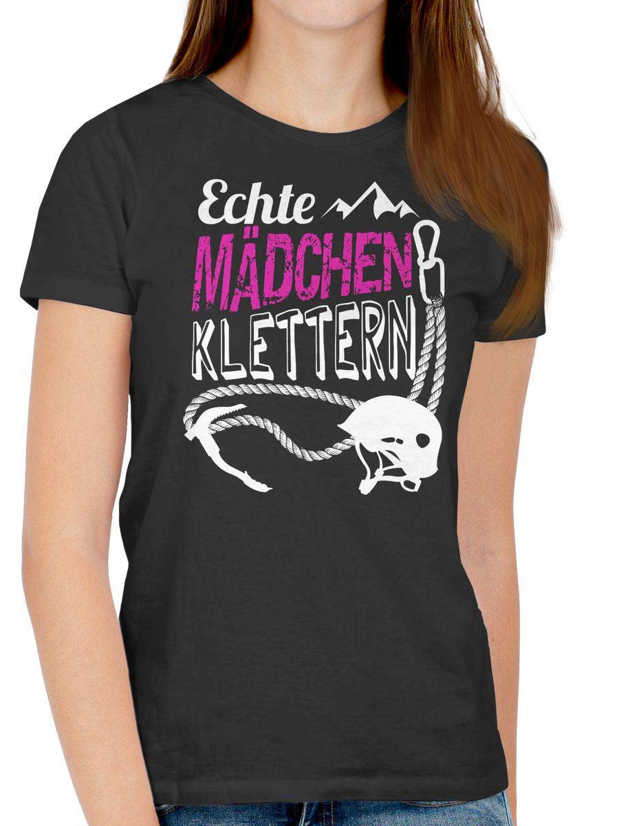 Shirtracer Echte Mädchen Klettern Shirts & Mehr Shirtracer