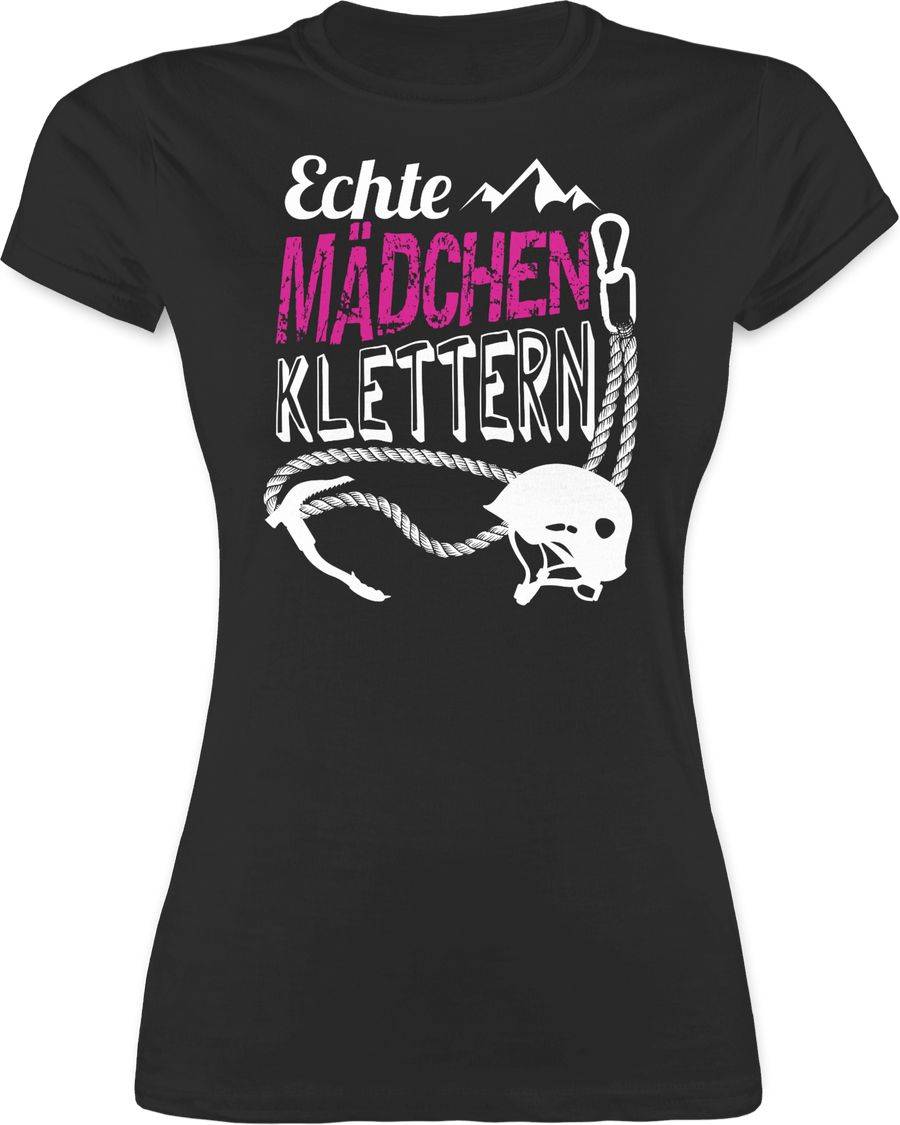 Shirtracer Echte Mädchen klettern Shirts & Mehr Shirtracer