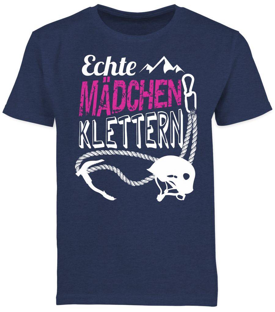 Shirtracer Echte Mädchen klettern Shirts & Mehr Shirtracer
