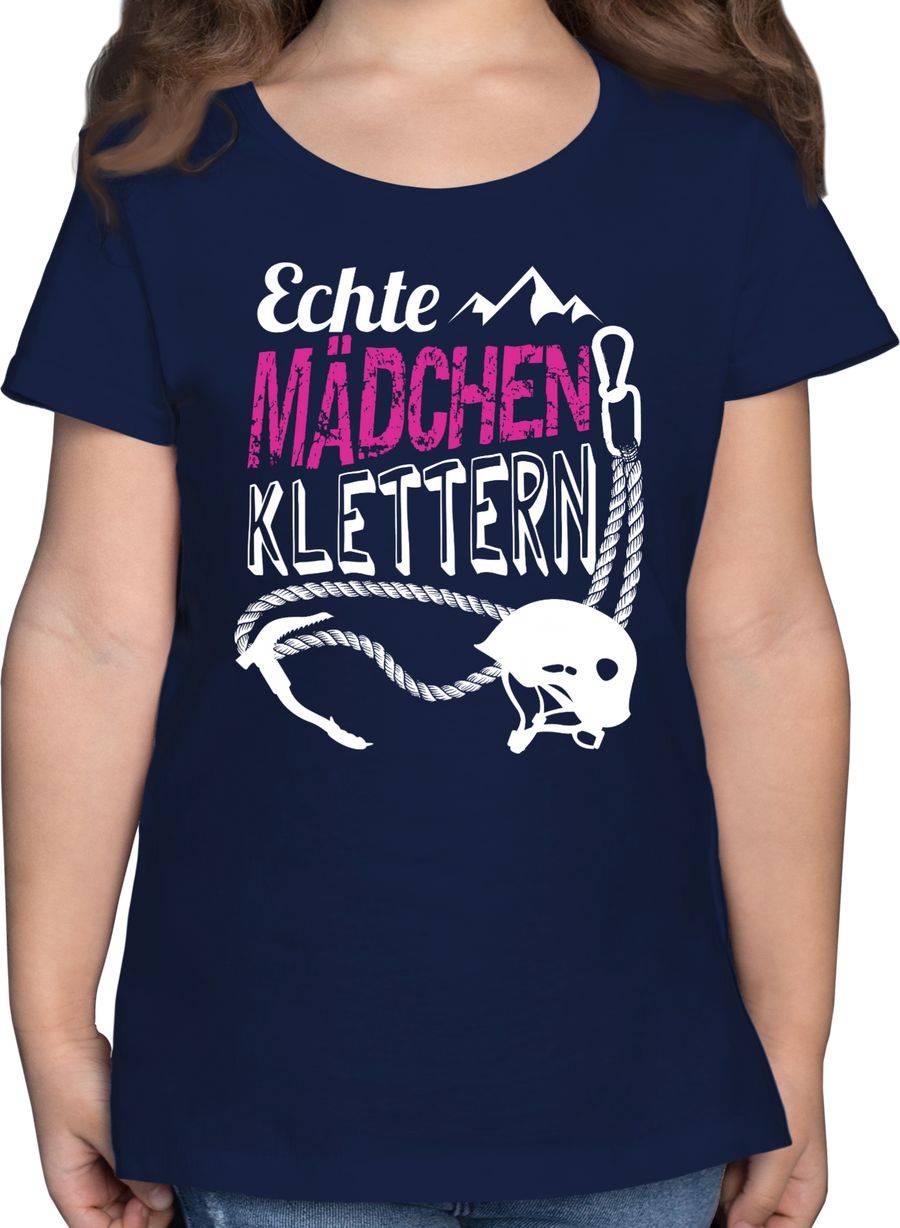 Shirtracer Echte Mädchen klettern Shirts & Mehr Shirtracer