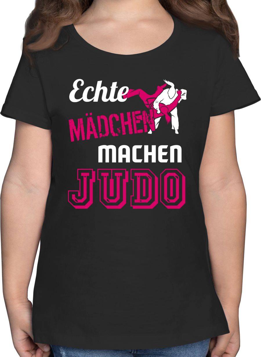 Shirtracer Echte Mädchen machen Judo Shirts & Mehr Shirtracer