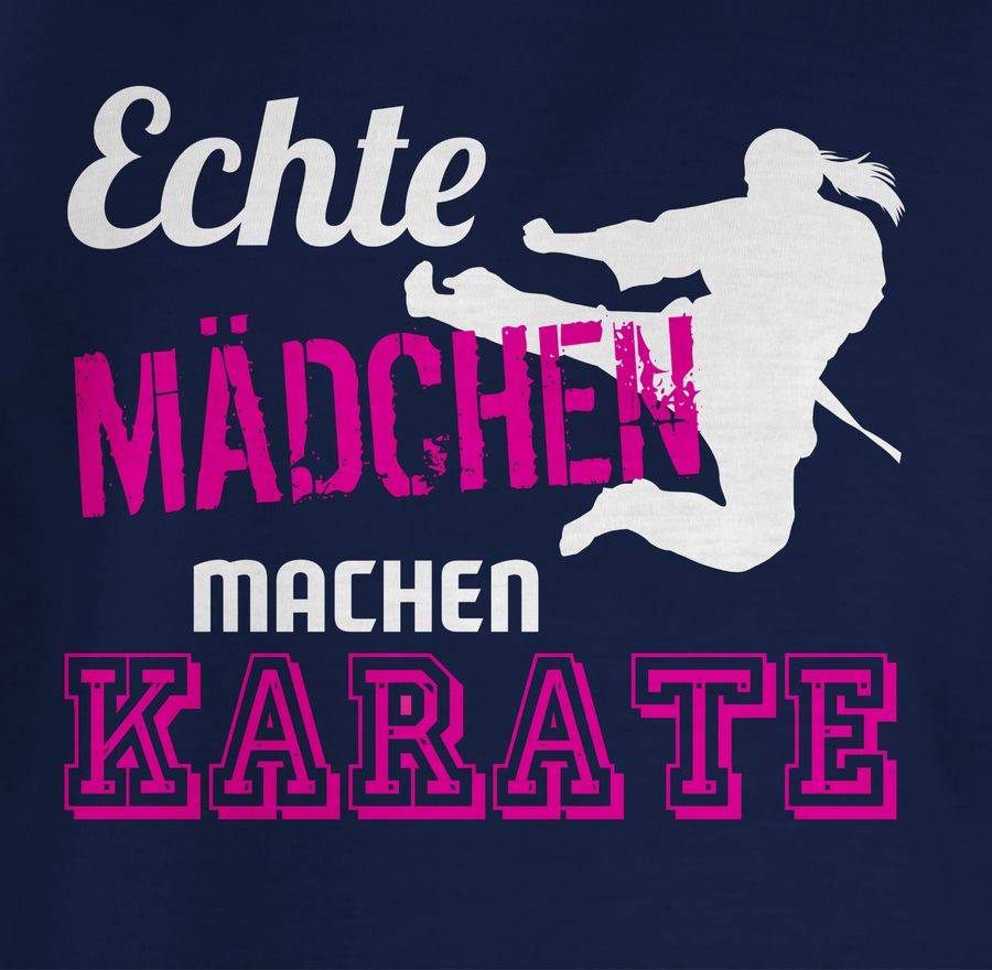 Shirtracer Echte Mädchen Machen Karate: Tshirt Gym Bag Shirtracer