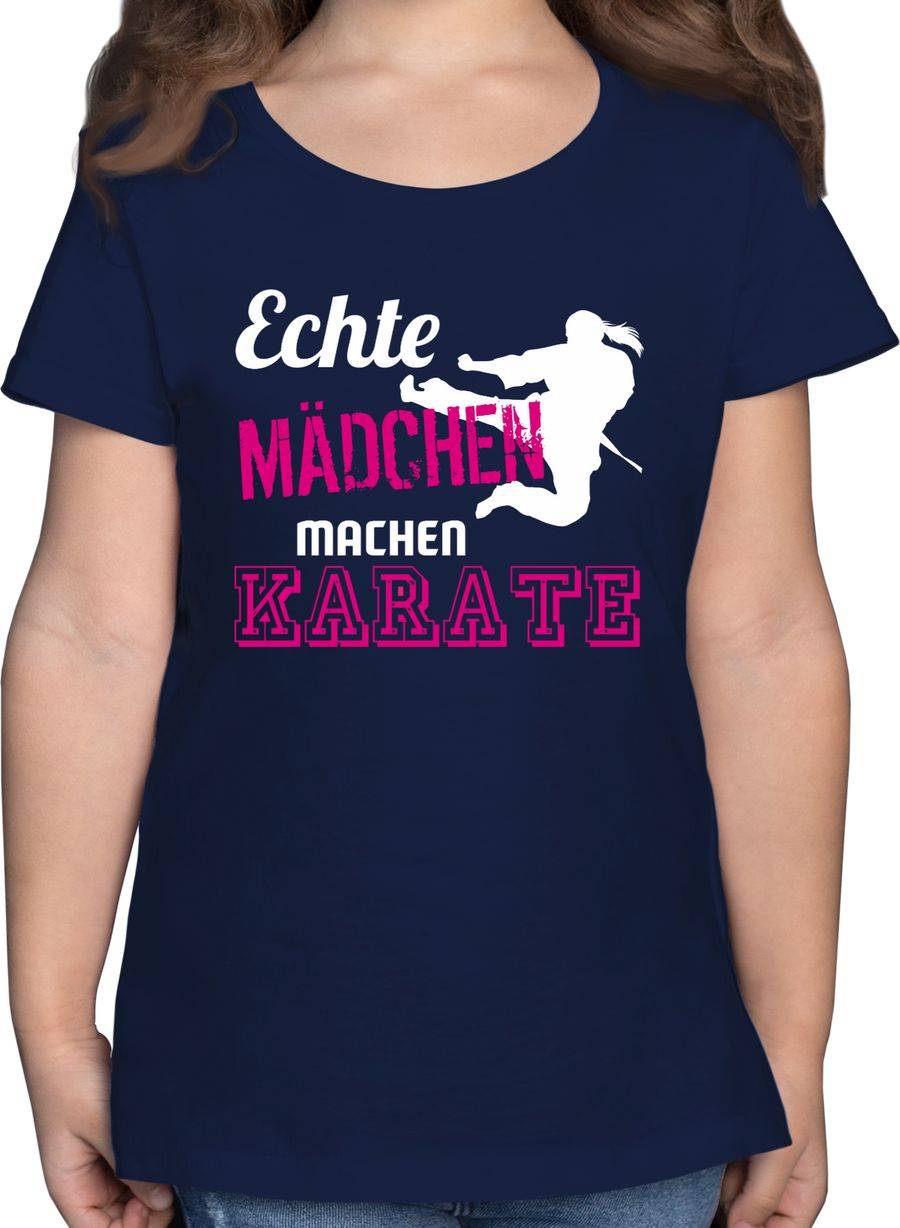 Shirtracer Echte Mädchen machen Karate: Tshirt Gym Bag Shirtracer