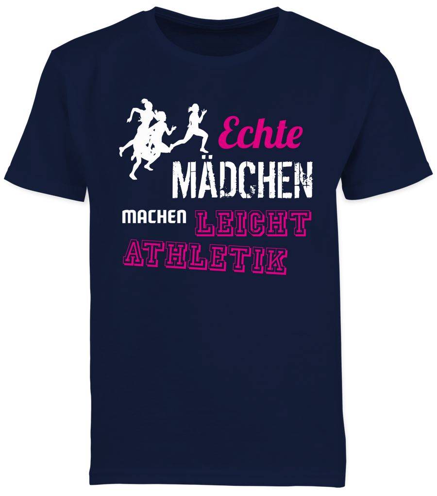 Shirtracer Echte Mädchen machen Leichtathletik Shirts & Mehr Shirtracer