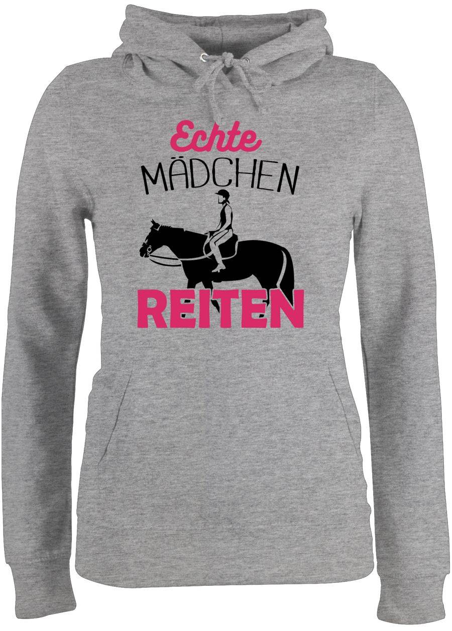 Shirtracer Echte Mädchen Reiten schwarz Shirts & Mehr Shirtracer
