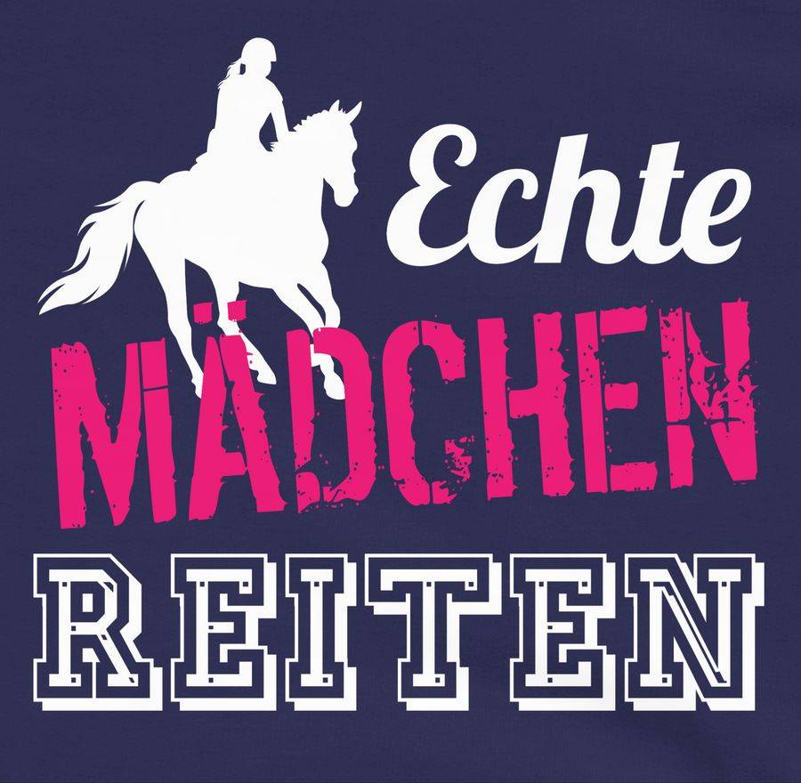 Shirtracer Echte Mädchen Reiten Shirts & Mehr Shirtracer