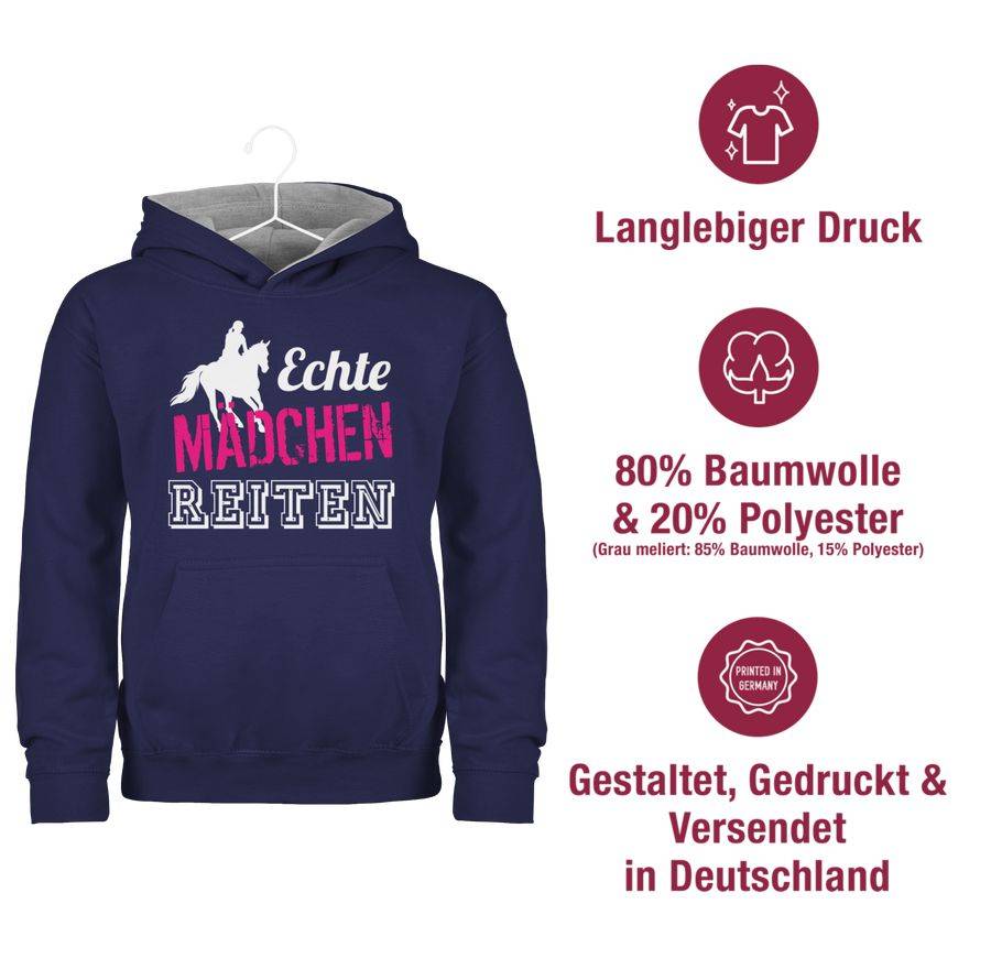 Shirtracer Echte Mädchen Reiten Shirts & Mehr Shirtracer