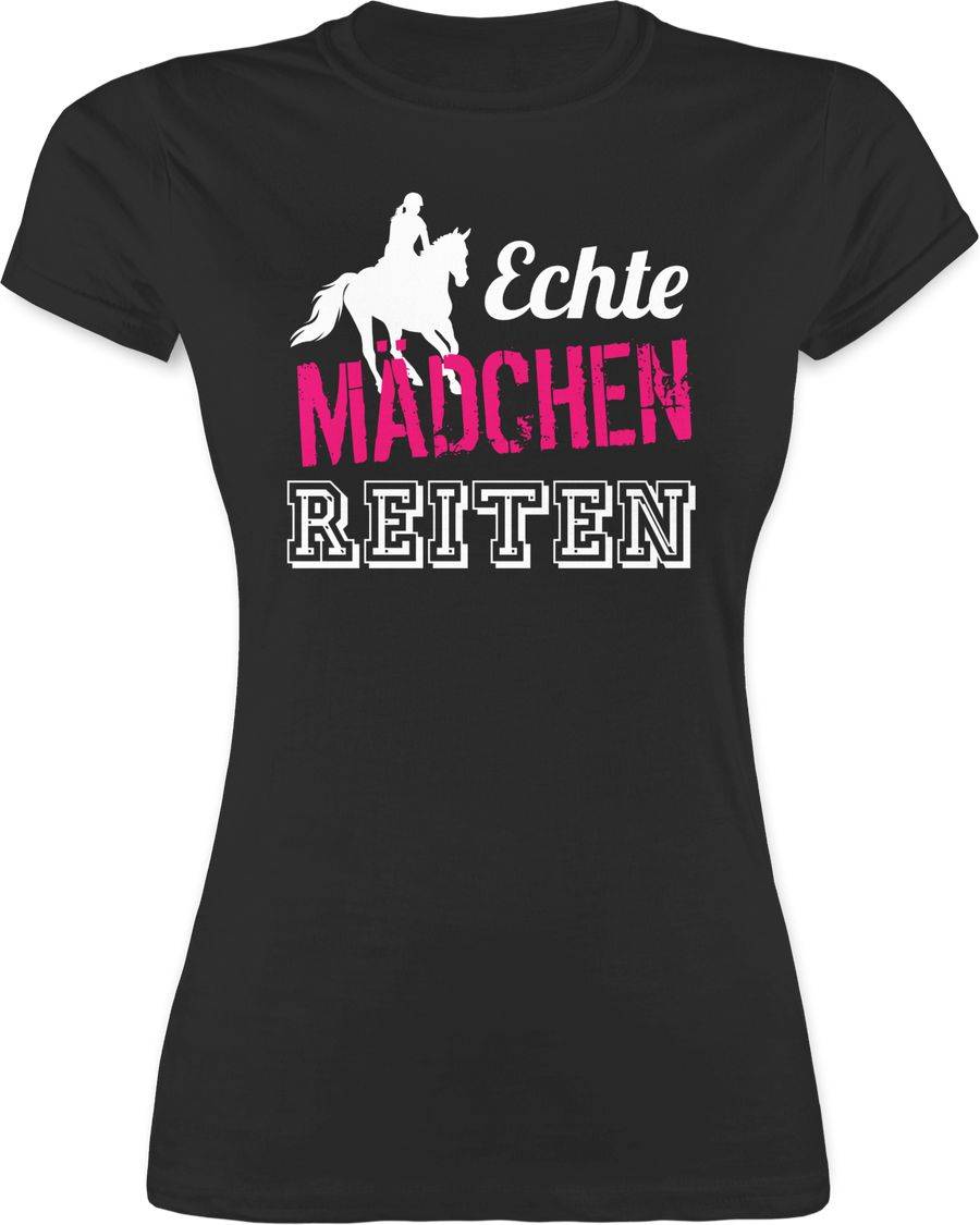 Shirtracer Echte Mädchen reiten Shirts & Mehr Shirtracer