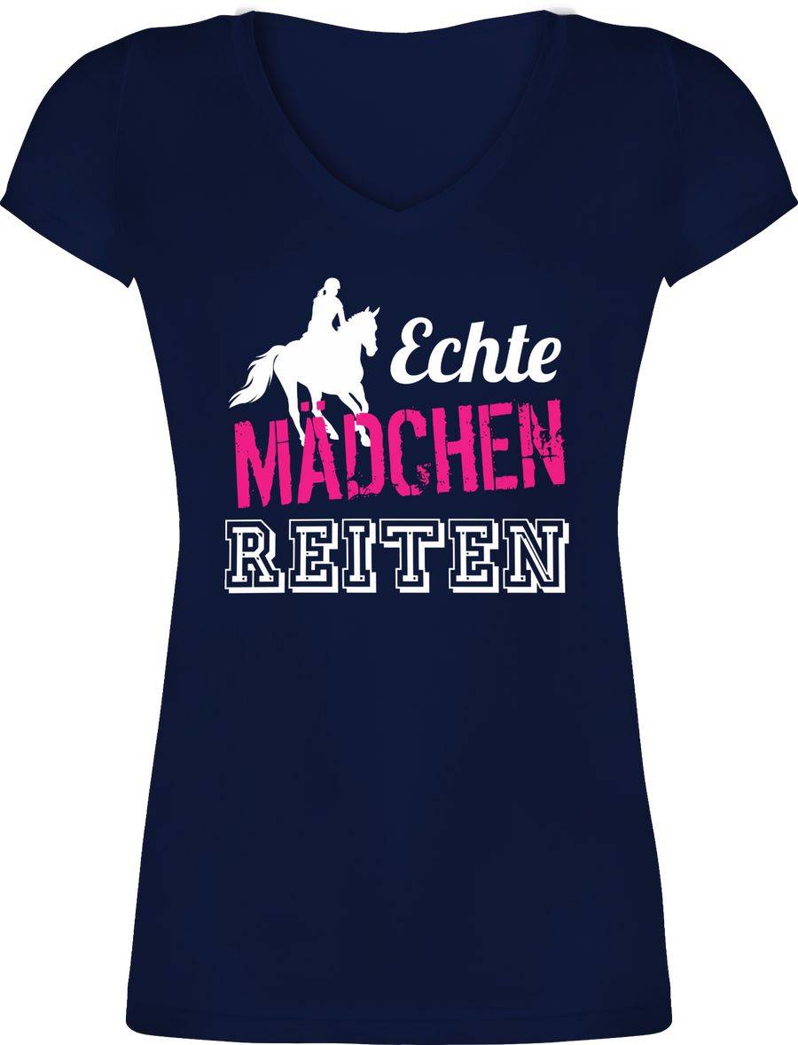 Shirtracer Echte Mädchen reiten Shirts & Mehr Shirtracer