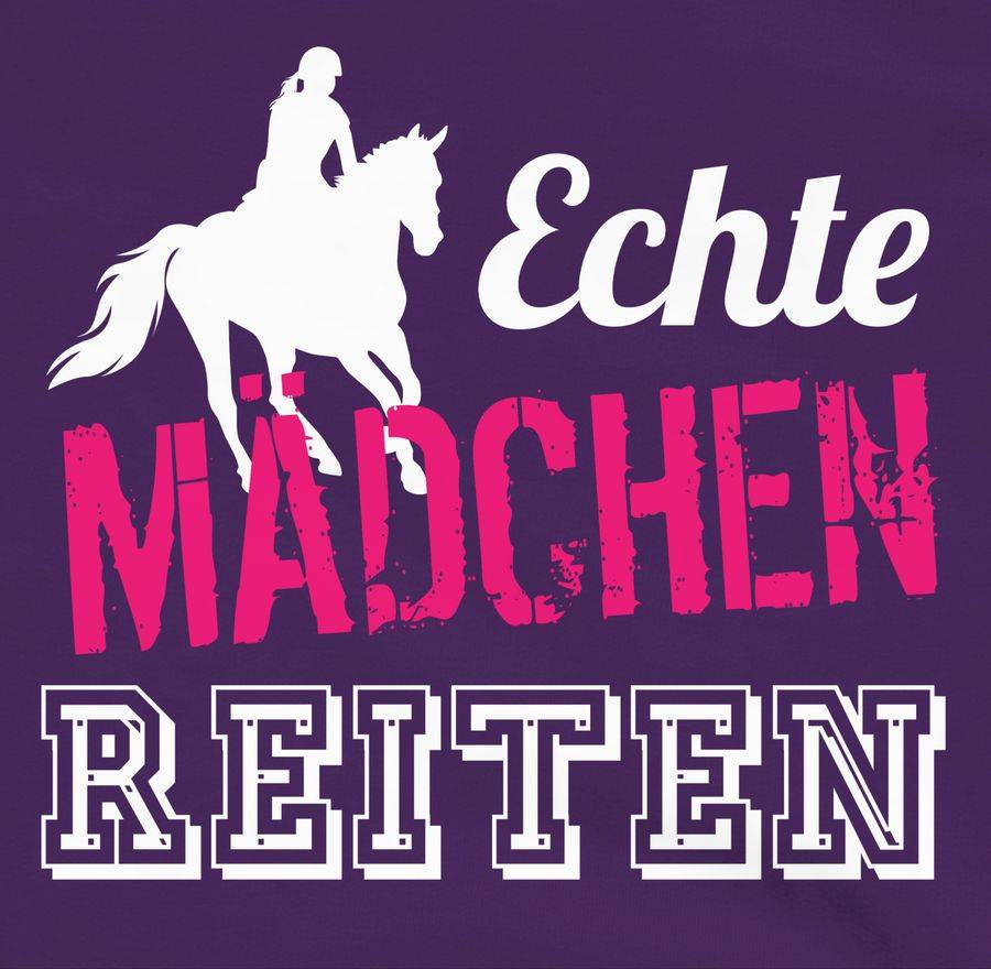 Shirtracer Echte Mädchen Reiten Shirts & Mehr Shirtracer