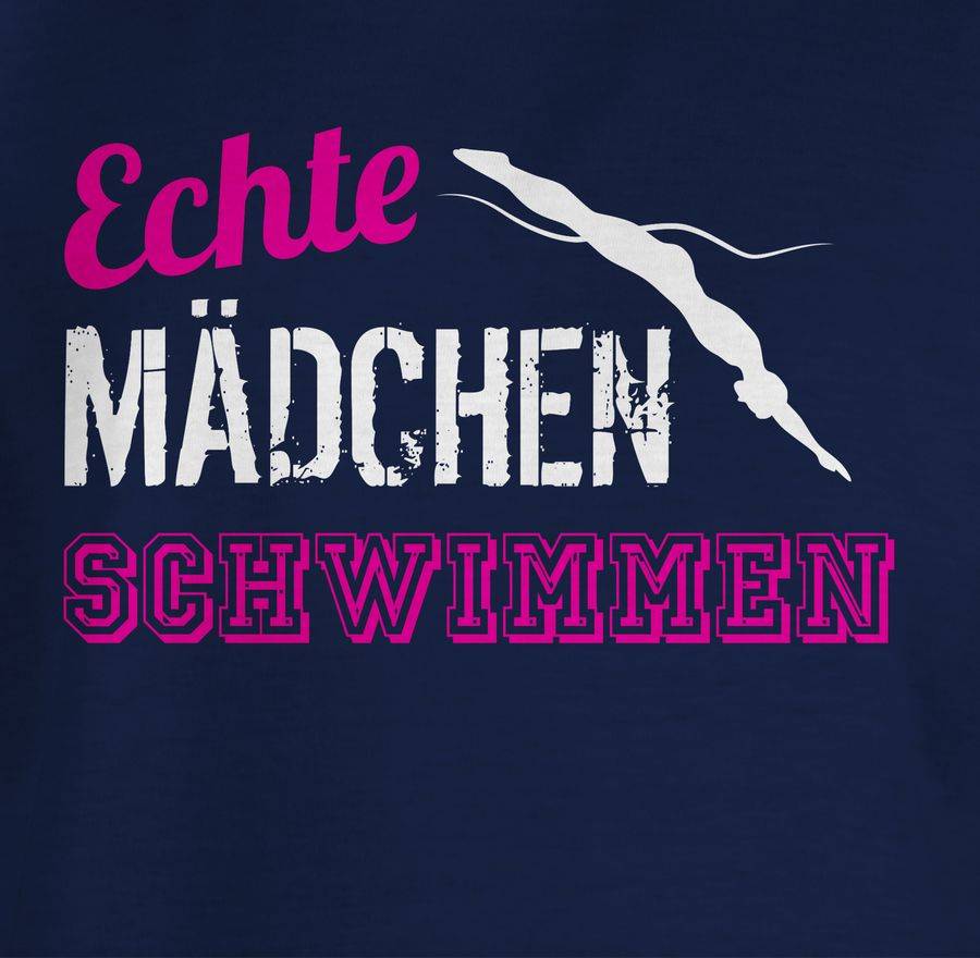 Shirtracer Echte Mädchen Schwimmen Shirts & Mehr Shirtracer