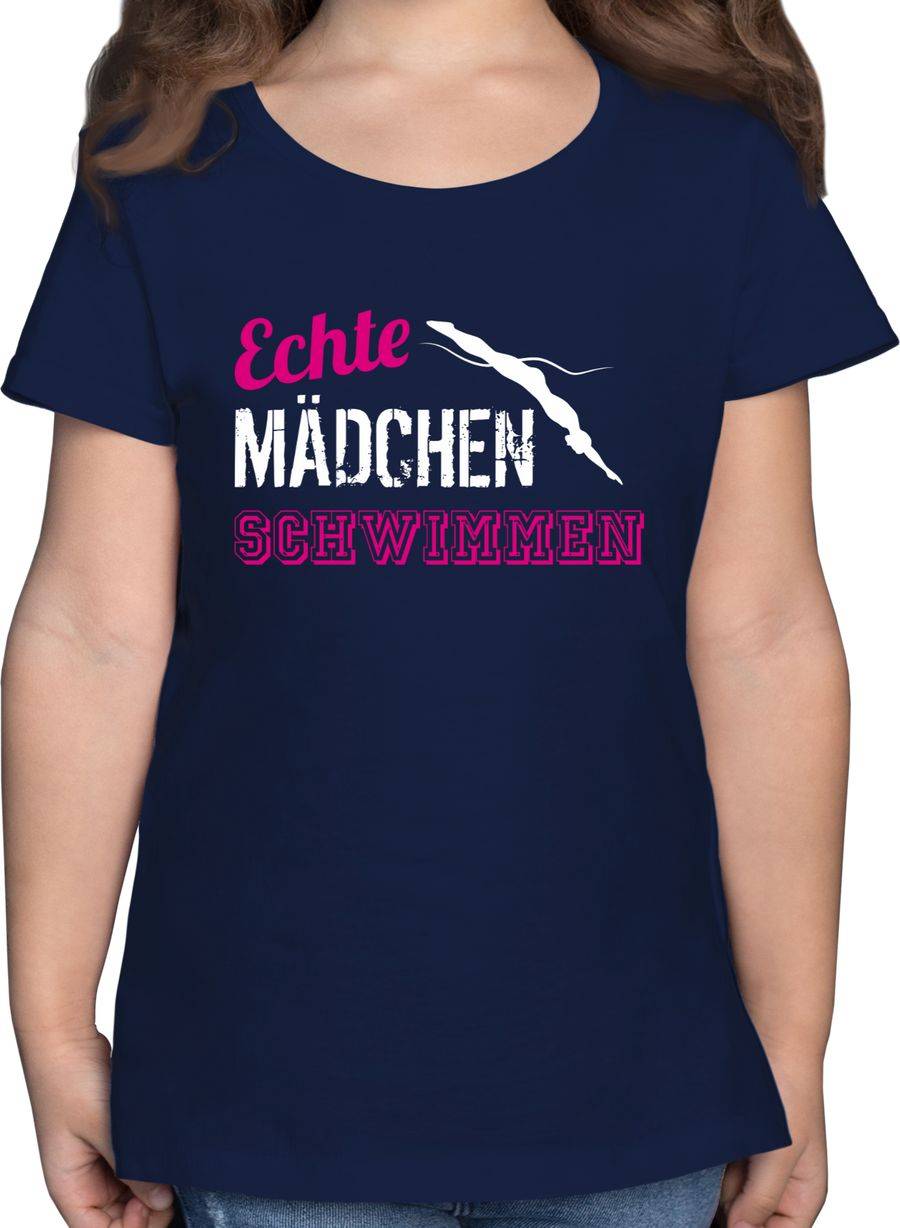 Shirtracer Echte Mädchen schwimmen Shirts & Mehr Shirtracer