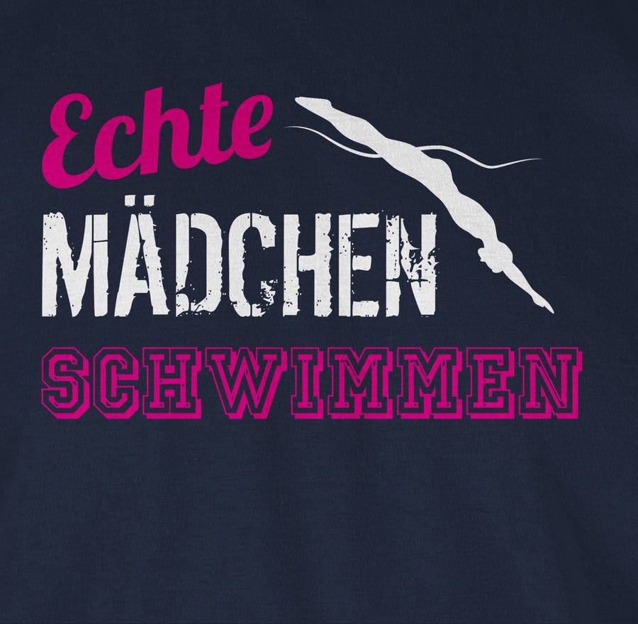 Shirtracer Echte Mädchen Schwimmen Shirts & Mehr Shirtracer