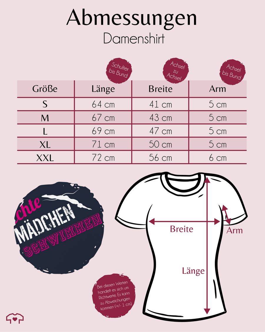 Shirtracer Echte Mädchen Schwimmen Shirts & Mehr Shirtracer