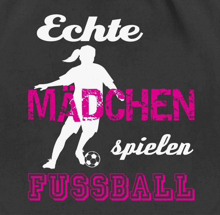 Shirtracer Echte Mädchen Spielen Fußball Weiß Shirts & Mehr Shirtracer