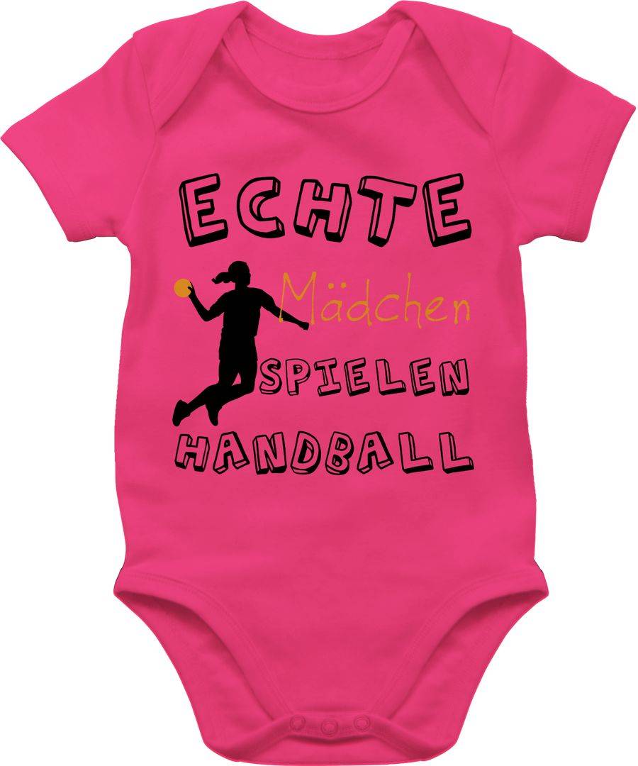Shirtracer Echte Mädchen Spielen Handball schwarz Shirts & Mehr Shirtracer