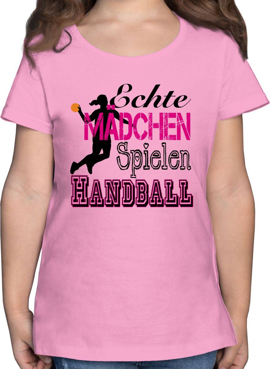 Shirtracer Echte Mädchen Spielen Handball Shirts & Mehr Shirtracer