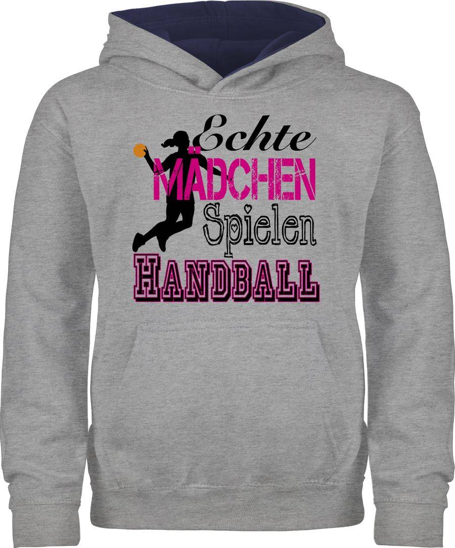 Shirtracer Echte Mädchen Spielen Handball Shirts & Mehr Shirtracer