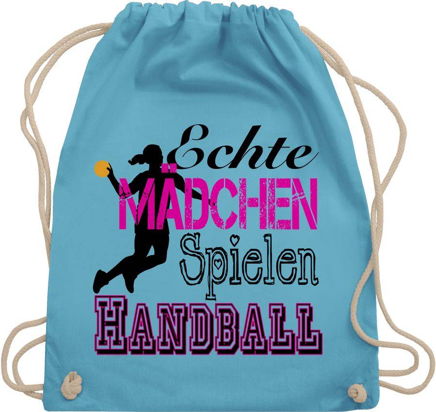 Shirtracer Echte Mädchen Spielen Handball Shirts & Mehr Shirtracer