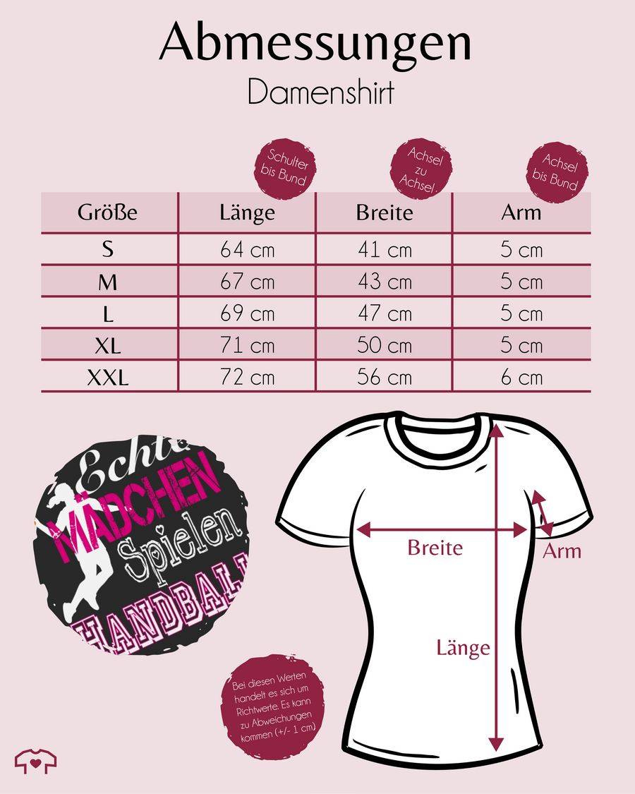 Shirtracer Echte Mädchen Spielen Handball Weiß Shirts & Mehr Shirtracer