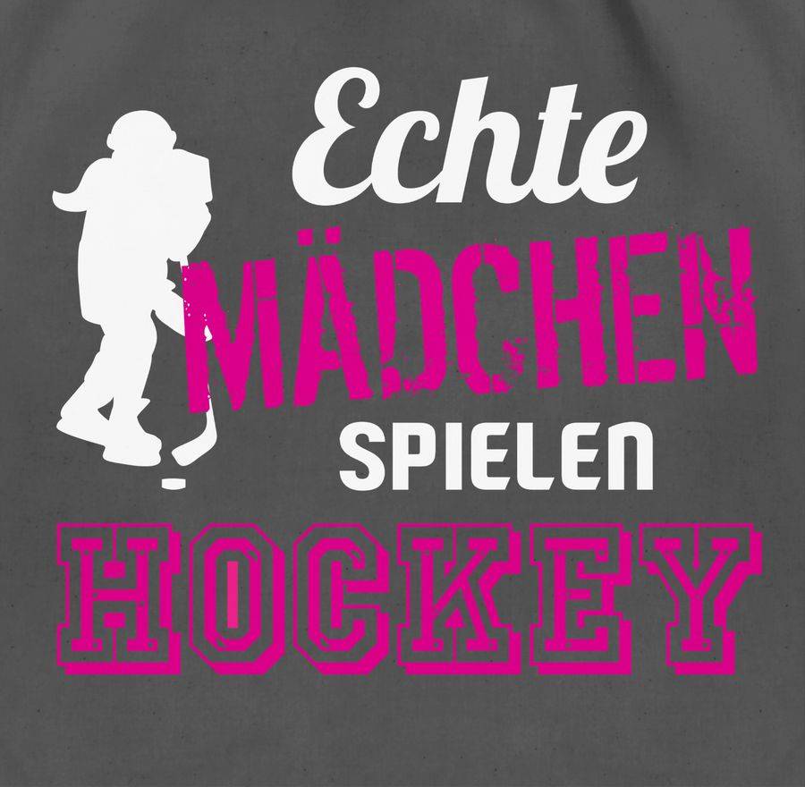 Shirtracer Echte Mädchen Spielen Hockey Shirts & Mehr Shirtracer