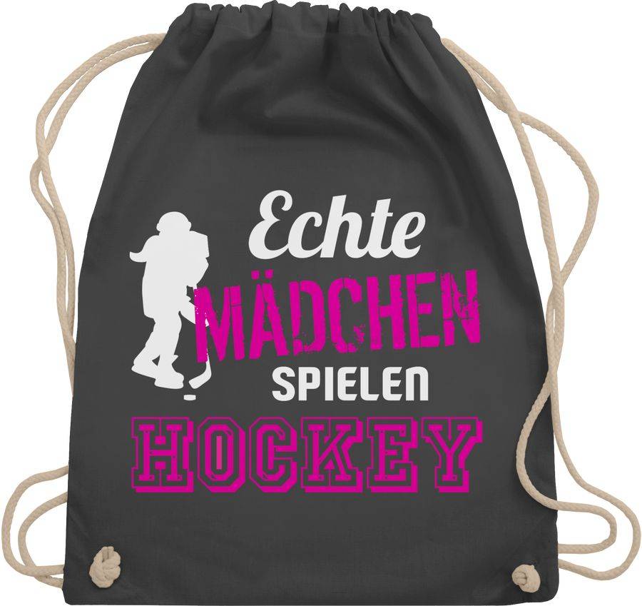 Shirtracer Echte Mädchen spielen Hockey Shirts & Mehr Shirtracer