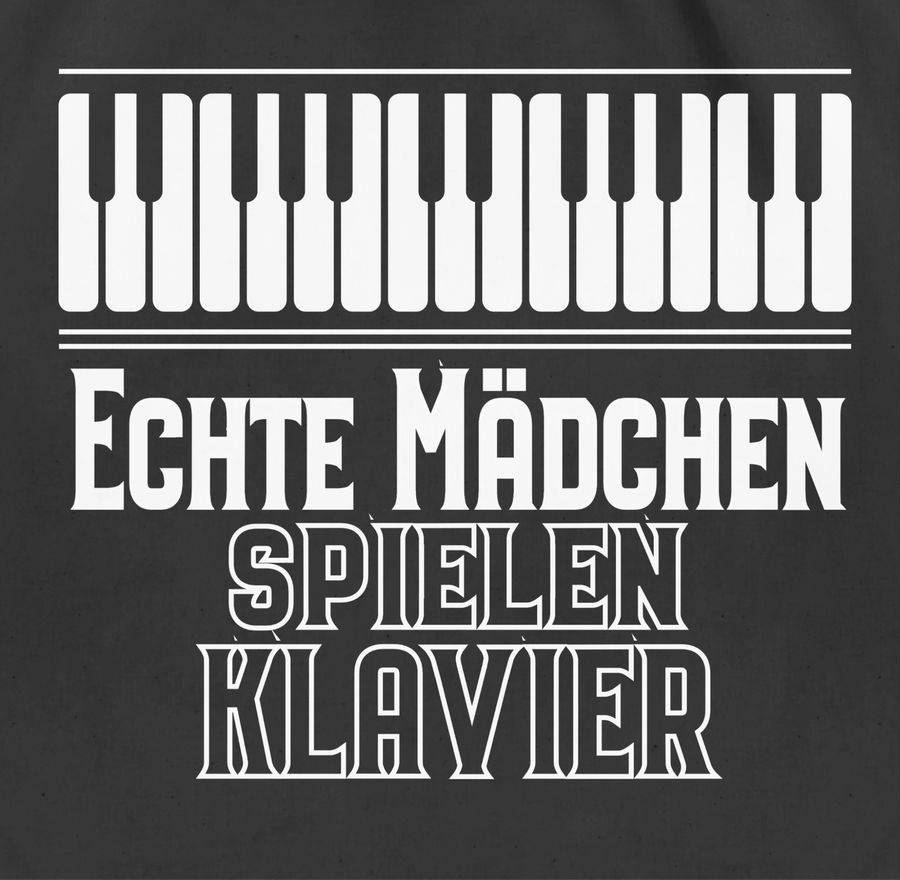 Shirtracer Echte Mädchen Spielen Klavier Shirts & Mehr Shirtracer