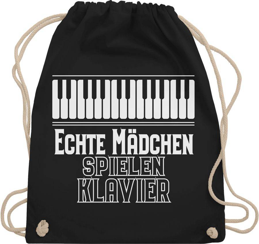Shirtracer Echte Mädchen spielen Klavier Shirts & Mehr Shirtracer