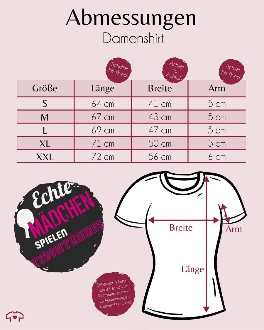 Shirtracer Echte Mädchen Spielen Tischtennis: T-Shirt Rucksack Shirtracer