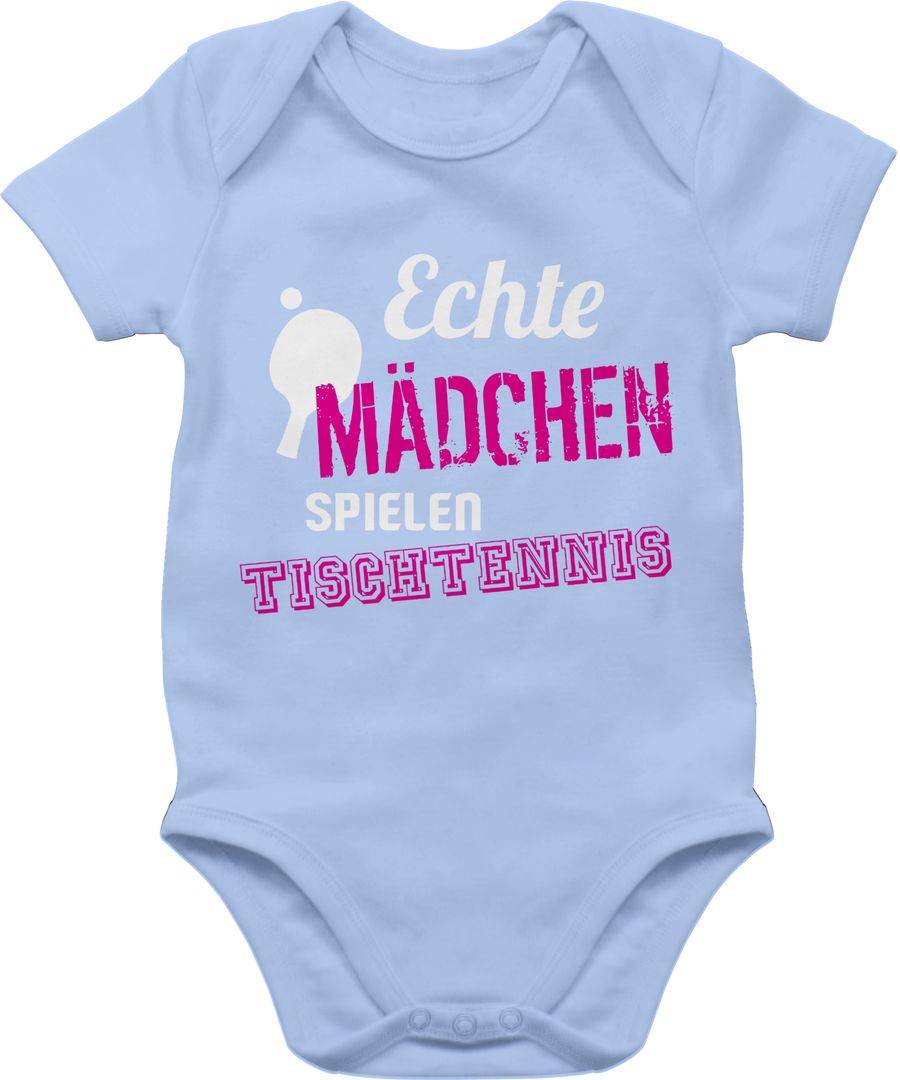 Shirtracer Echte Mädchen spielen Tischtennis: T-Shirt Rucksack Shirtracer