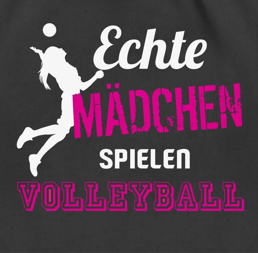 Shirtracer Echte Mädchen Spielen Volleyball Shirts & Mehr Shirtracer