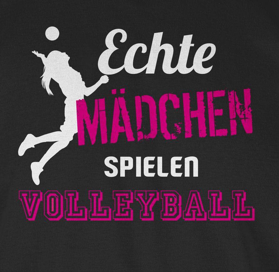 Shirtracer Echte Mädchen Spielen Volleyball Shirts & Mehr Shirtracer