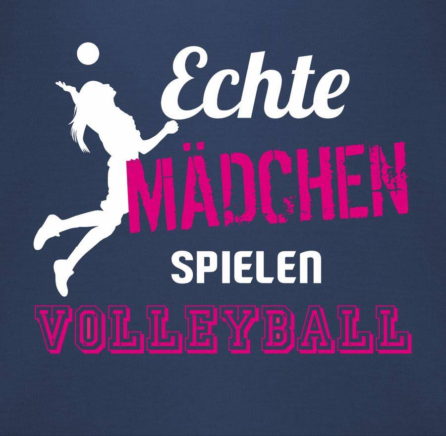 Shirtracer Echte Mädchen Spielen Volleyball Shirts & Mehr Shirtracer
