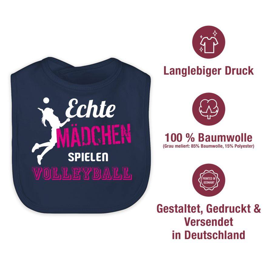 Shirtracer Echte Mädchen Spielen Volleyball Shirts & Mehr Shirtracer