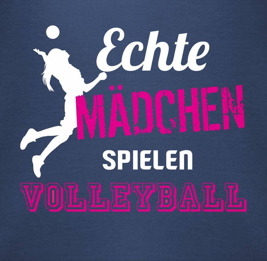 Shirtracer Echte Mädchen Spielen Volleyball Shirts & Mehr Shirtracer