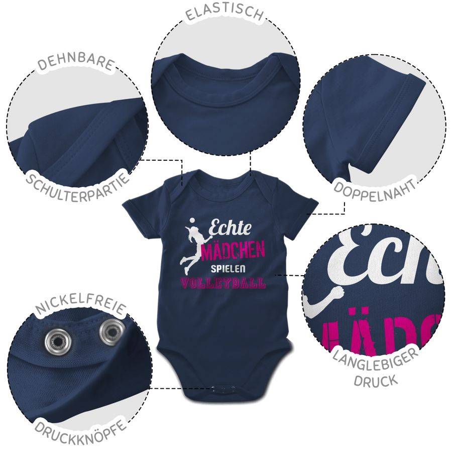 Shirtracer Echte Mädchen Spielen Volleyball Shirts & Mehr Shirtracer