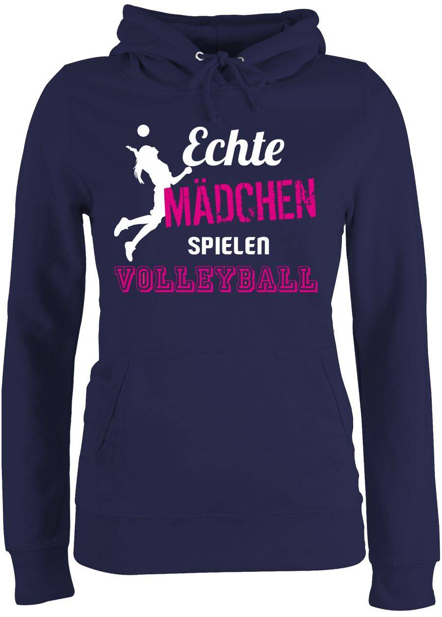 Shirtracer Echte Mädchen spielen Volleyball Shirts & Mehr Shirtracer