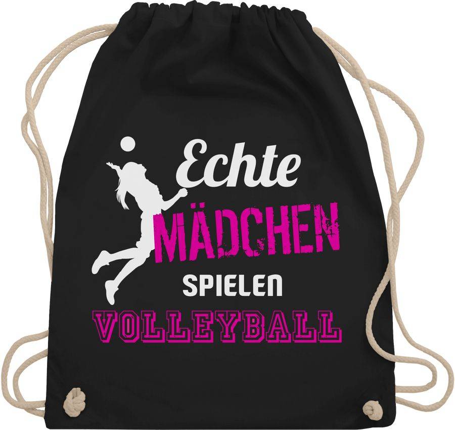 Shirtracer Echte Mädchen spielen Volleyball Shirts & Mehr Shirtracer