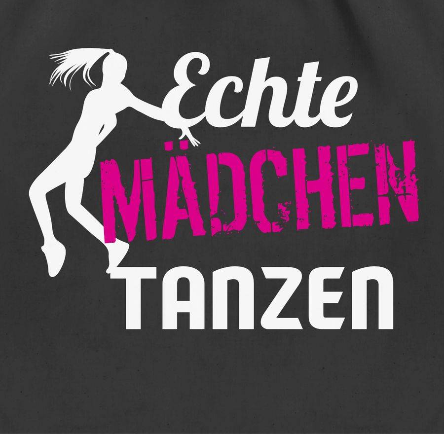 Shirtracer Echte Mädchen Tanzen: Tshirt Gym Bag Shirtracer
