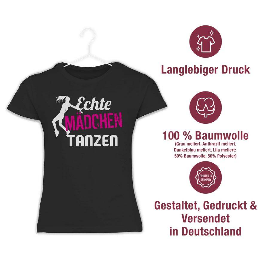 Shirtracer Echte Mädchen Tanzen: Tshirt Gym Bag Shirtracer