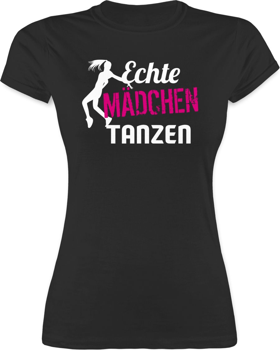 Shirtracer Echte Mädchen tanzen: Tshirt Gym Bag Shirtracer