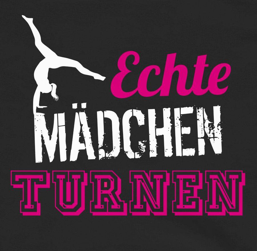 Shirtracer Echte Mädchen Turnen: T-Shirt Rucksack Shirtracer
