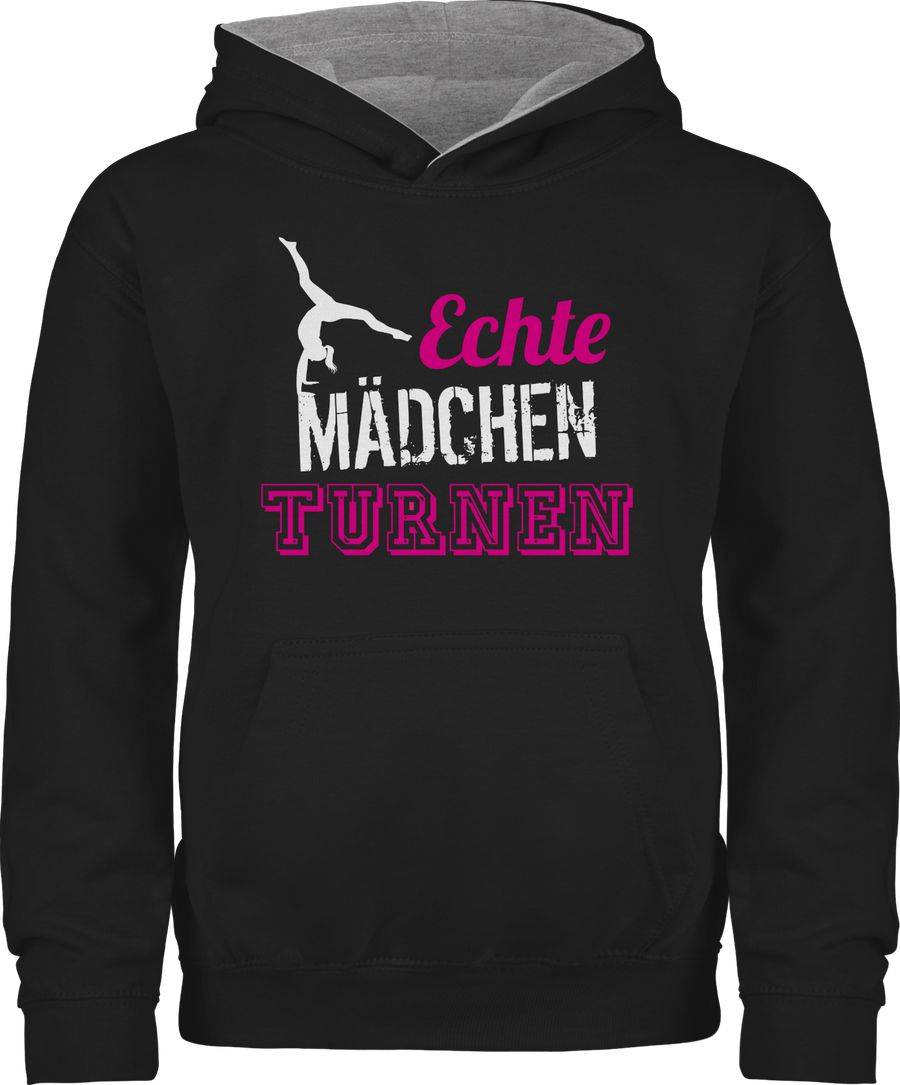 Shirtracer Echte Mädchen turnen: T-Shirt Rucksack Shirtracer