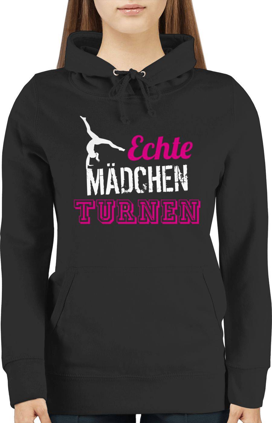 Shirtracer Echte Mädchen Turnen: T-Shirt Rucksack Shirtracer
