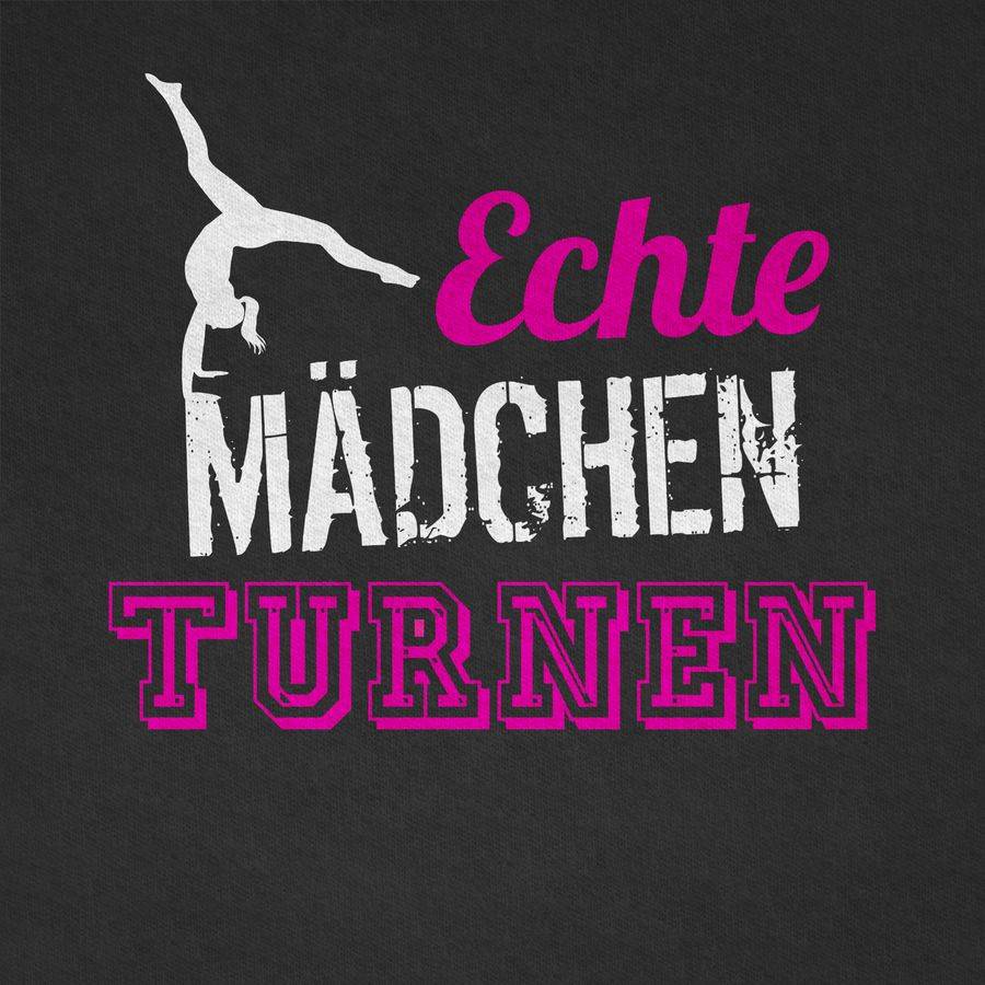 Shirtracer Echte Mädchen Turnen: T-Shirt Rucksack Shirtracer
