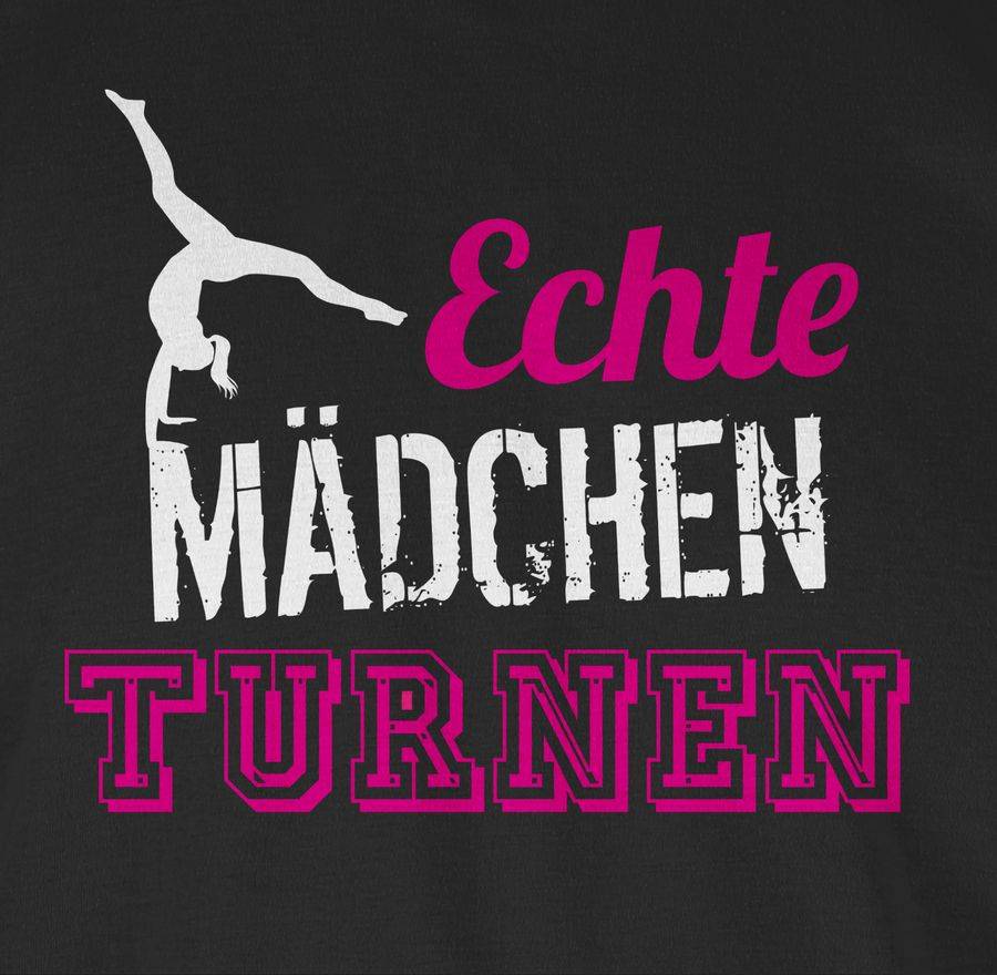 Shirtracer Echte Mädchen Turnen: T-Shirt Rucksack Shirtracer