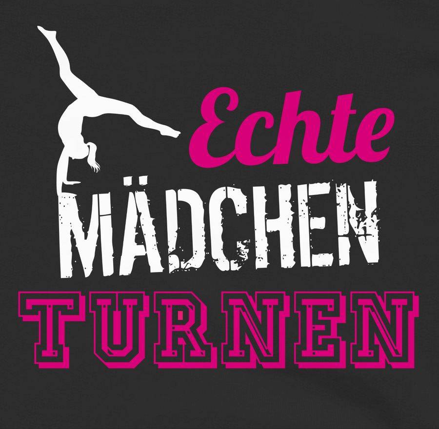Shirtracer Echte Mädchen Turnen: T-Shirt Rucksack Shirtracer